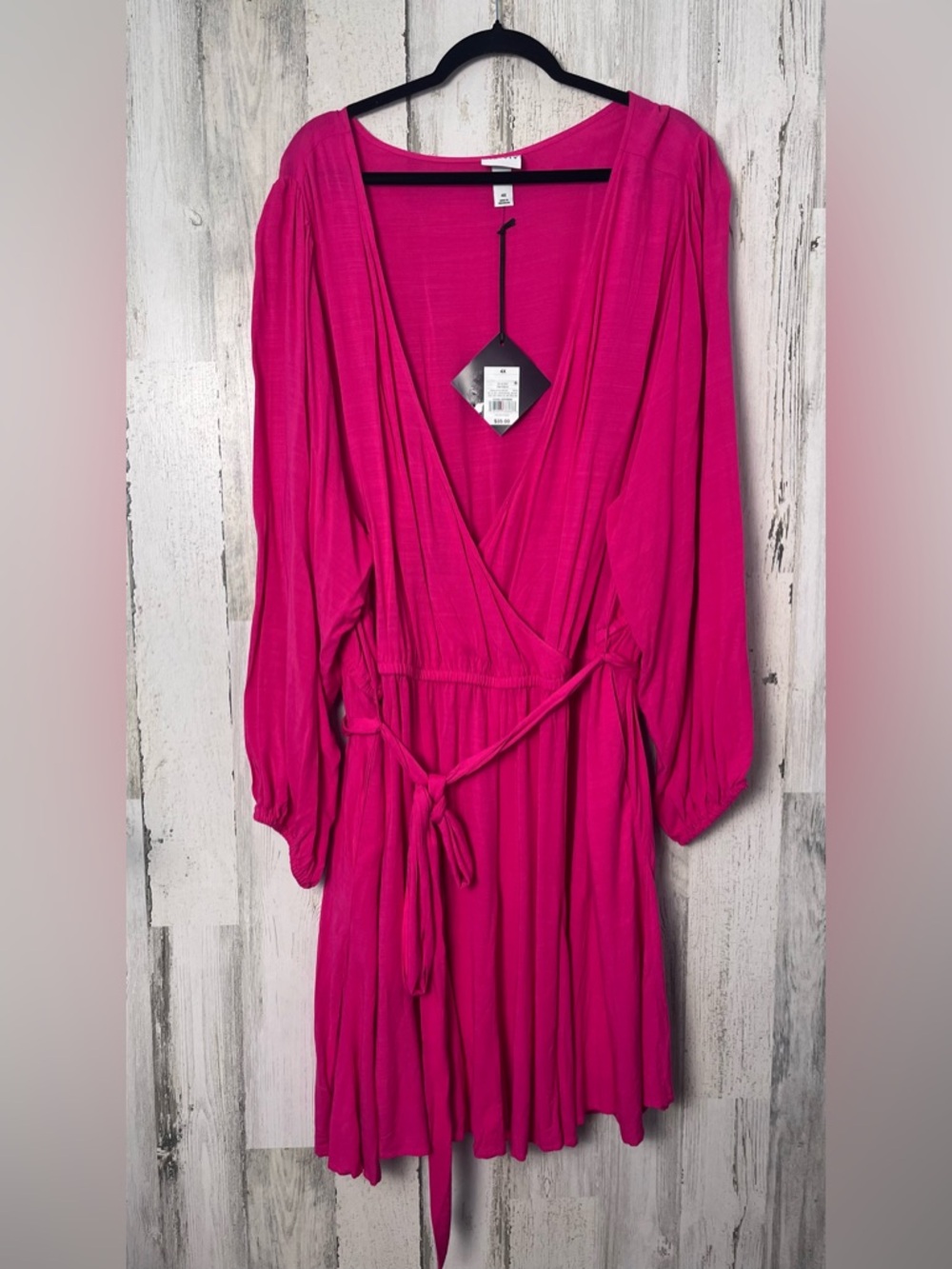 AVA & VIV LONG SLEEVE FLARE MINI DRESS/ 4X